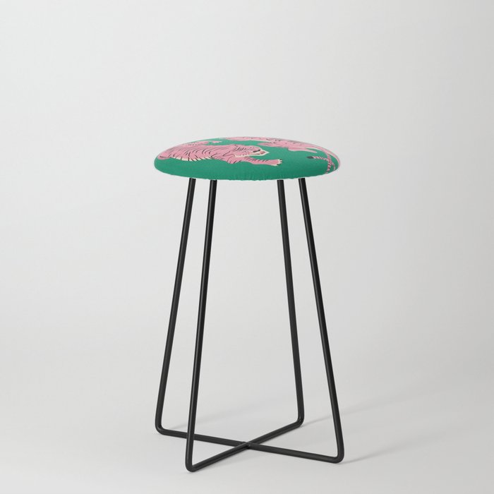 The Chase: Pink Tiger Edition Counter Stool
