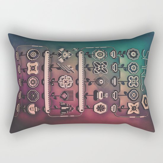 SPIRES IRRIGATION (2014) Rectangular Pillow