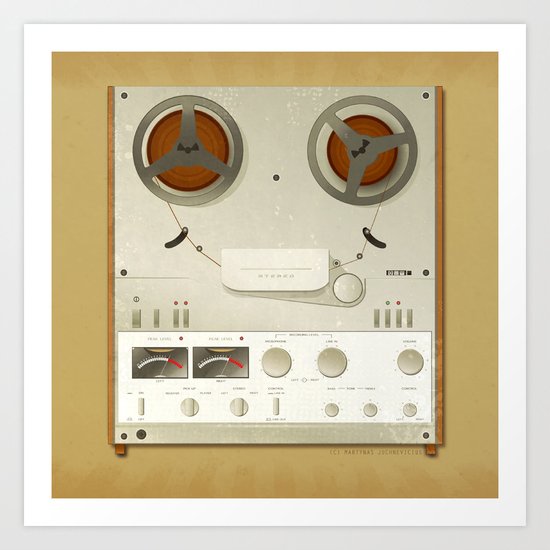 REEL TO REEL Art Print