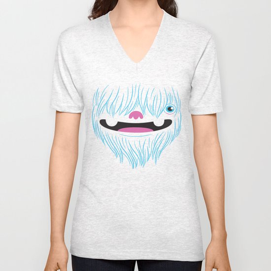 Happy Yeti Unisex V-Neck