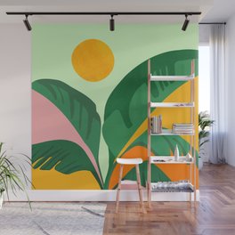 Things Are Looking Up / Tropical Greenery Wall Mural