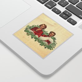 Sisters - A Merry White Christmas Sticker