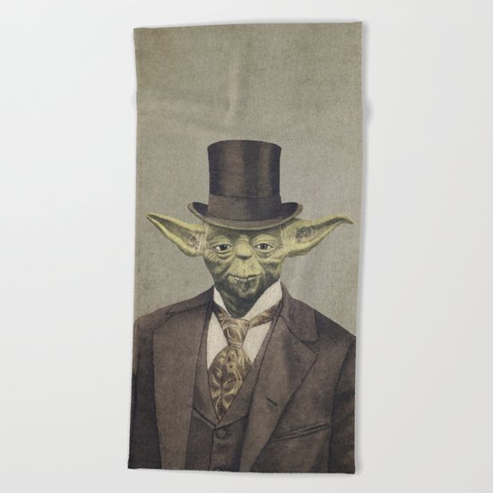 Sir Yodington - square format Beach Towel