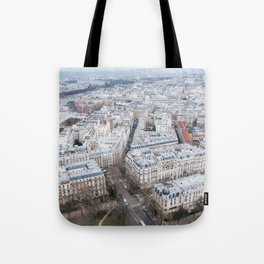 Paris aerial view Tote Bag