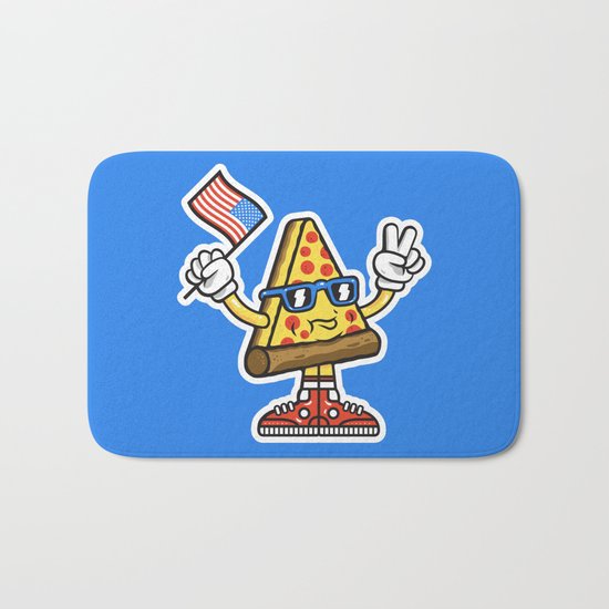 Pizza Party Bath Mat