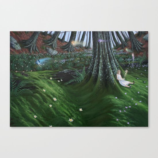 in the meadow Canvas Print