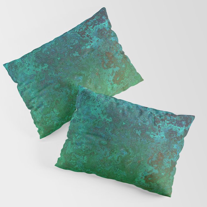 Old Blue Green Vintage Collection Pillow Sham