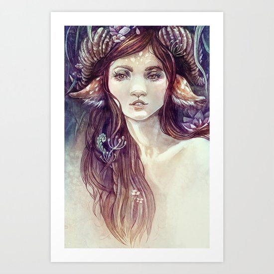 Forrest guardian Art Print