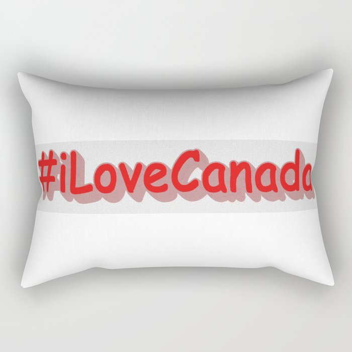  "#iLoveCanada" Cute Design. Buy Now Rectangular Pillow