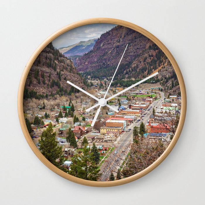 Ouray Colorado Wall Clock