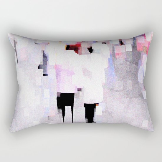 City Life Rectangular Pillow