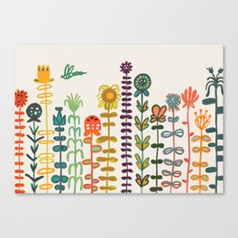 Happy garden Canvas Print