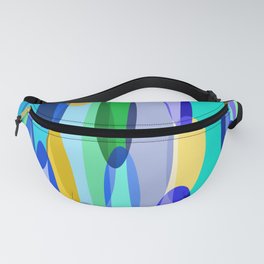 Elliptical abstract Fanny Pack