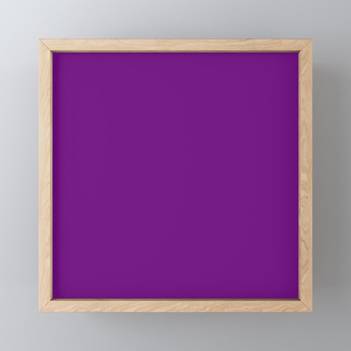 Purple Daydream Framed Mini Art Print