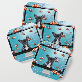 French Bulldog - Computer Screen Clownfishes Coaster