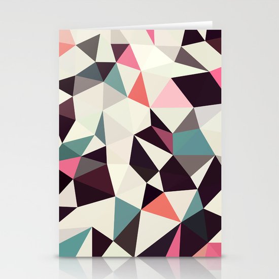 Retro Tris Light Stationery Cards