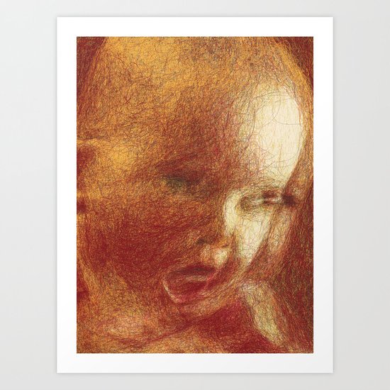 The Experience of Him (Newton’s First Law) Art Print