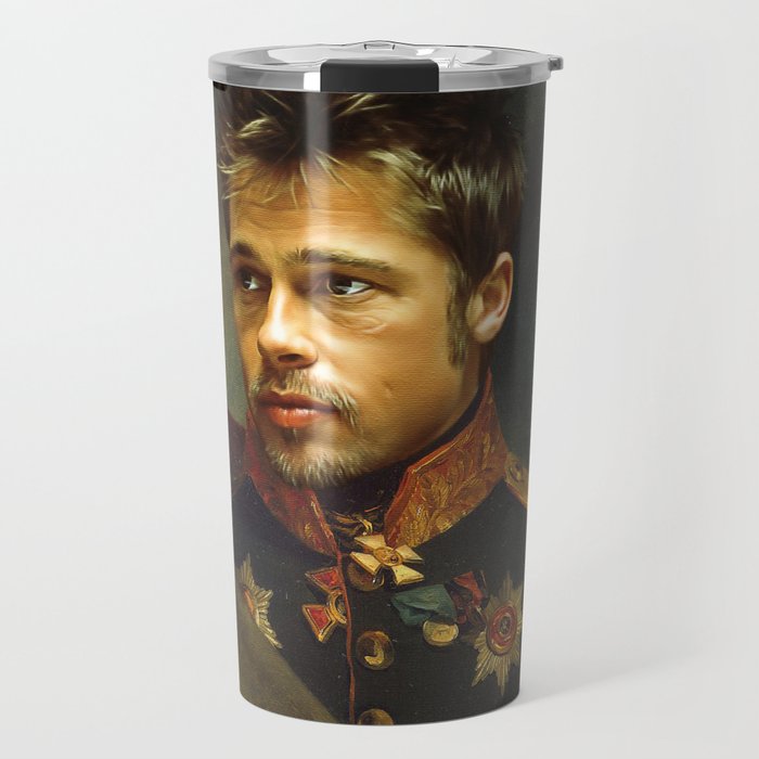 Brad Pitt - replaceface Travel Mug
