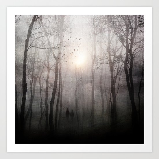 Eternal walk Art Print