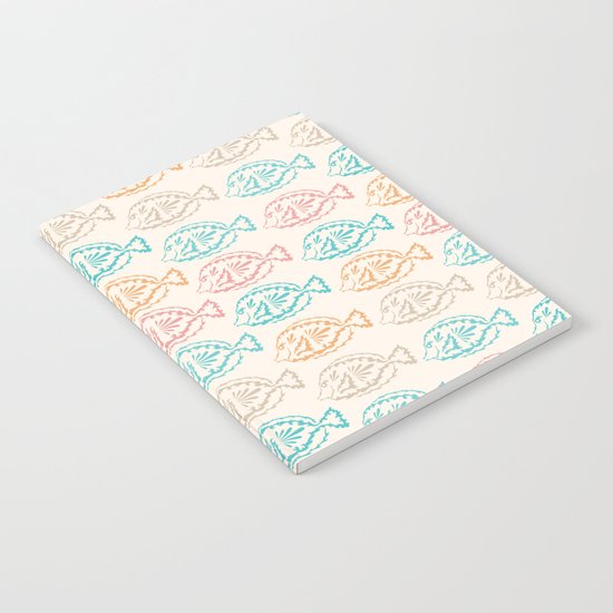 Pastel Marine Pattern 03 Notebook