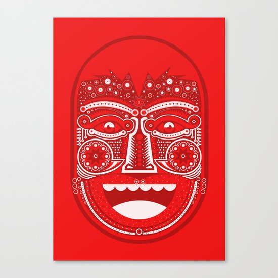 Red Is Mad Canvas Print