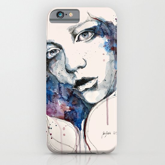 Window, watercolor & ink painting iPhone & iPod Case