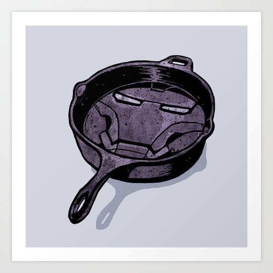 Cast Iron Man Art Print