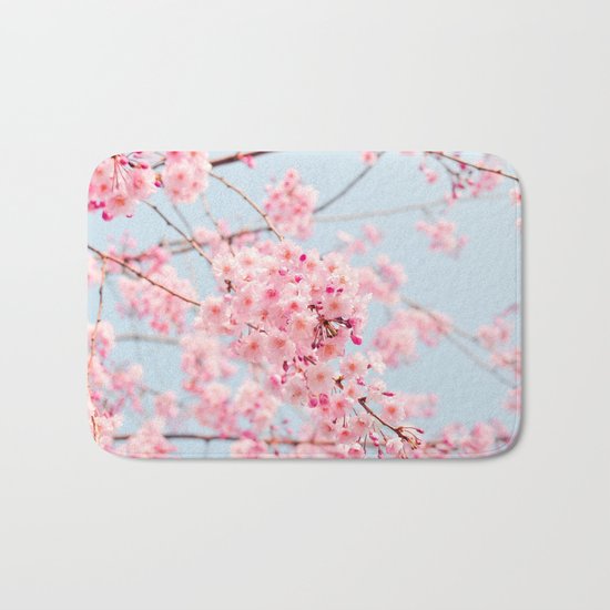 Cherry Blossoms Bath Mat