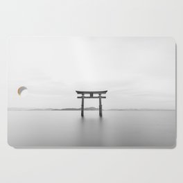 Tori Shintoism Temple Japan Black And White Pic Cutting Board