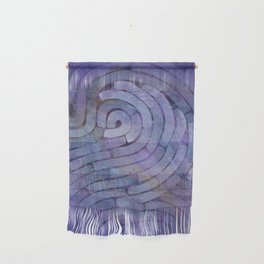 'Careful Where You Stand, In Violet' Wall Hanging