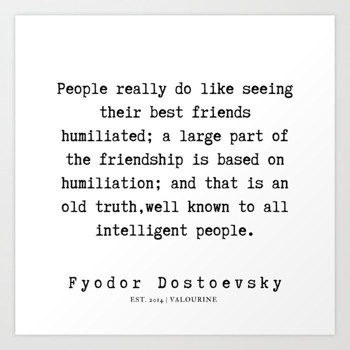 6 fyodor dostoevsky quotes 190801 art print by quotesandsayings