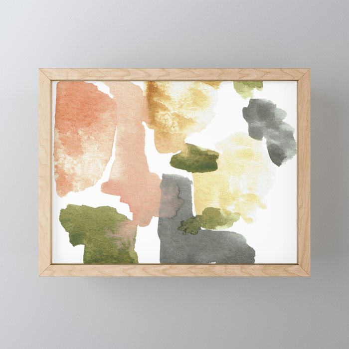 Great New Heights Abstract Framed Mini Art Print