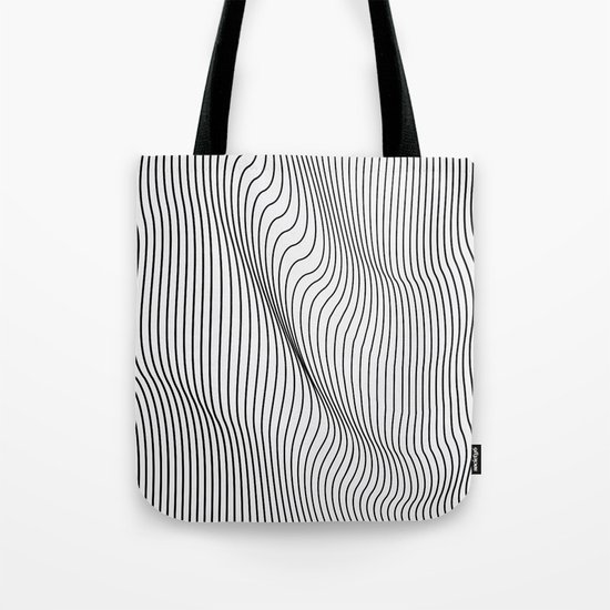 Minimal Curves Tote Bag