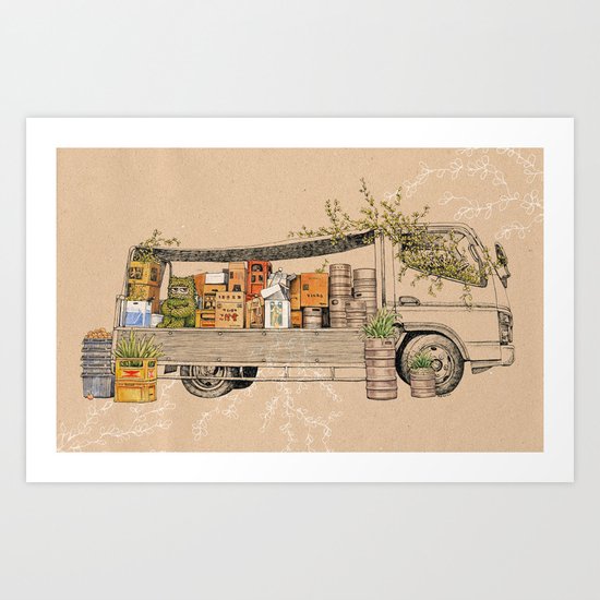 Green Invasion Art Print