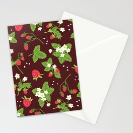Strawberries Stationery Card
