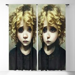 Black-eyed Child 16 Blackout Curtain