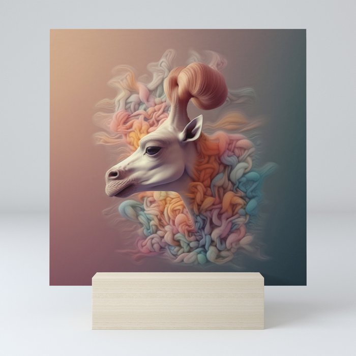 Knitlock Manecorn Mini Art Print