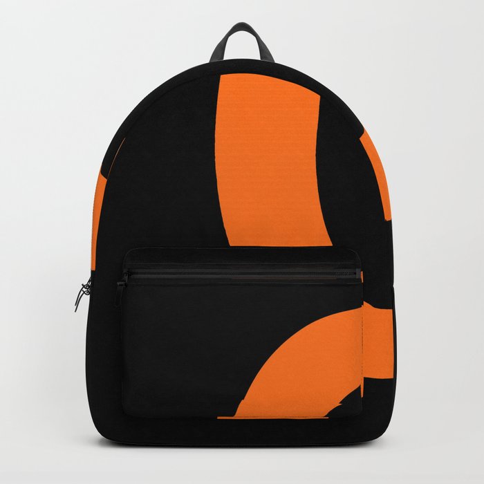 Number 0 (Orange & Black) Backpack