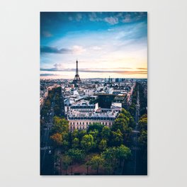 Paris City Canvas Print