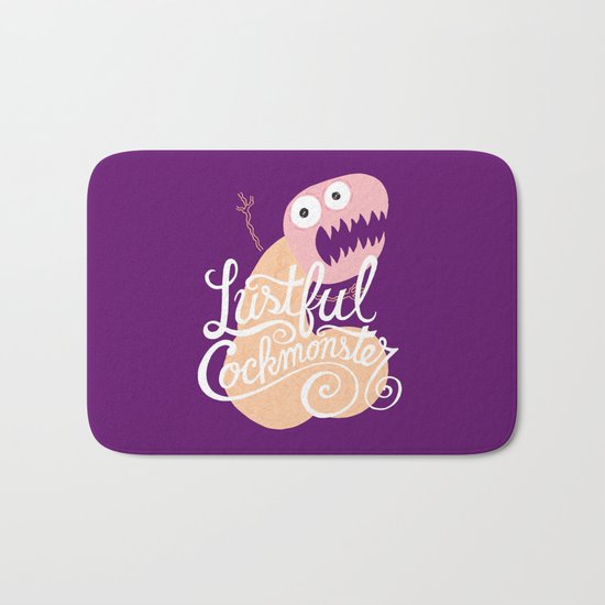 Lustful Cockmonster Bath Mat