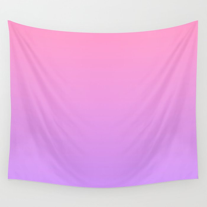 Pink and Purple Gradient Wall Tapestry