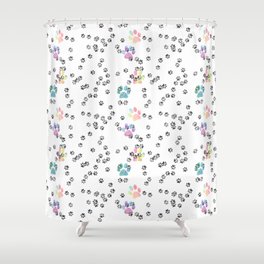 Reigning Cats and Dogs Shower Curtain