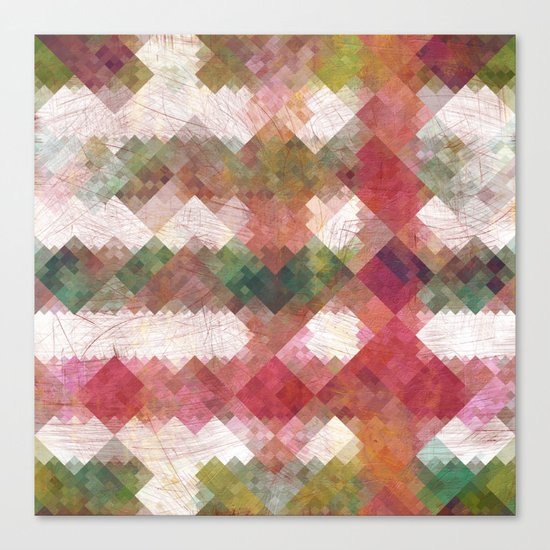Aztec Vintage Pattern 04 Canvas Print