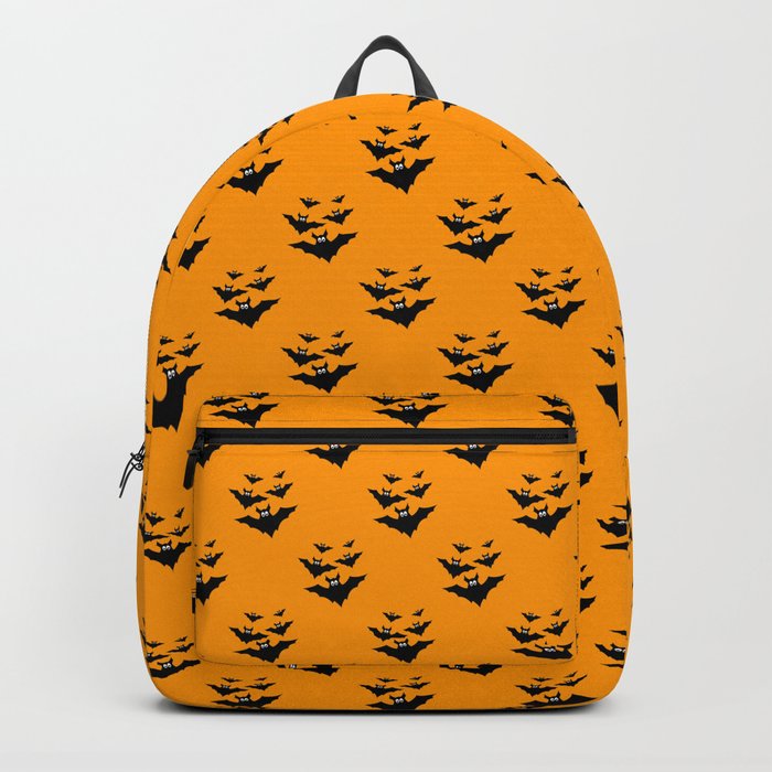 Cool cute Black Flying bats Halloween Backpack by PLdesign | Society6