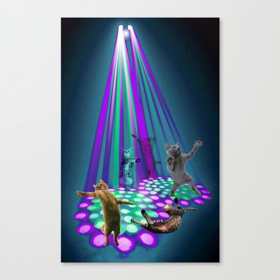 cats party Canvas Print