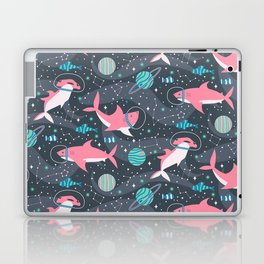 Pink Space Sharks Laptop Skin