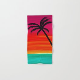 Sunset Palm 2 Hand & Bath Towel