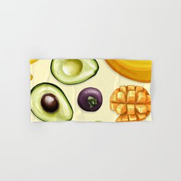 Tropical fruits Hand & Bath Towel