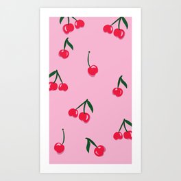 Very Cherry Art Print