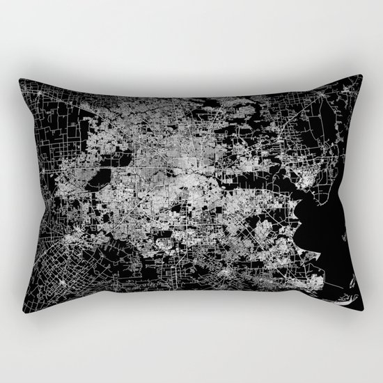 Houston map Rectangular Pillow